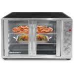 45L French Door Convection Toaster Oven Rotisserie