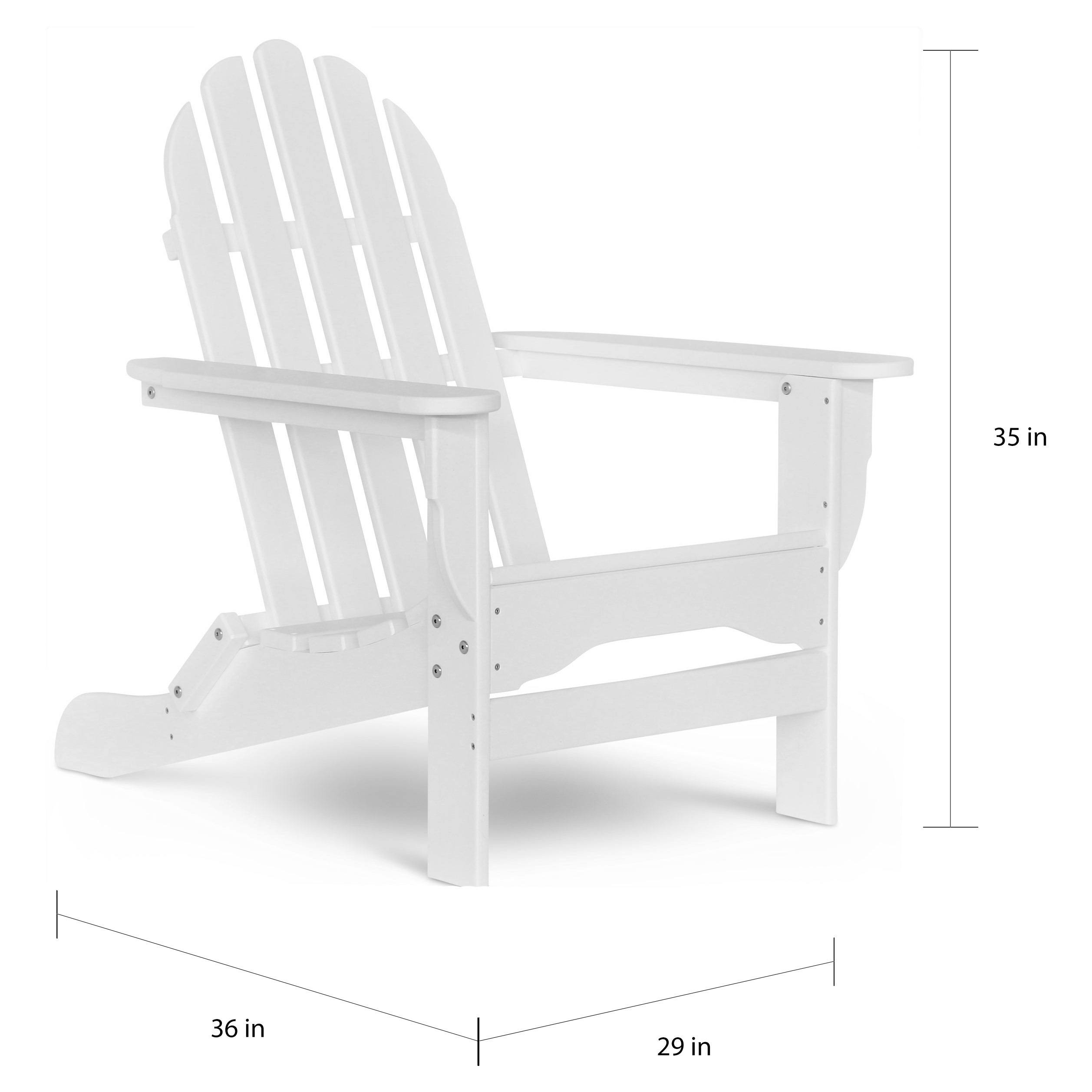 Halifax Recycled Plastic Outdoor Adirondack Chair by Havenside Home - Lilac