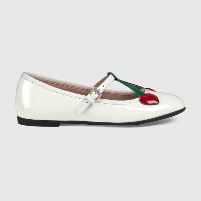 Children's patent ballet flat