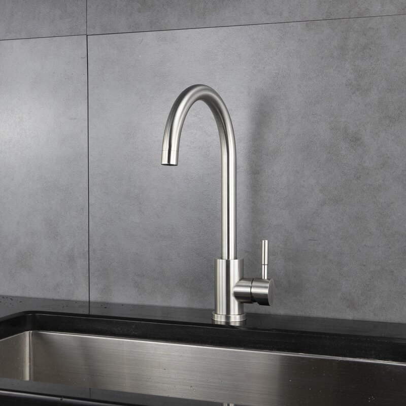 Single-Handle Kitchen Bar Faucet in Chrome