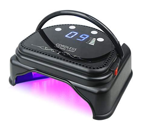Rechargeable 64W Led UV Gel Nail Lamp, Wireless Nail Gel Machine,Nail