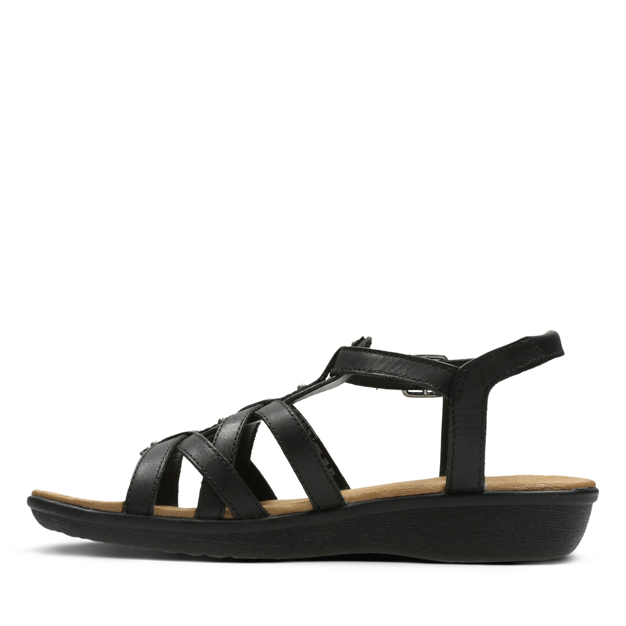 Women Sandals Manilla Bonita Black Leather
