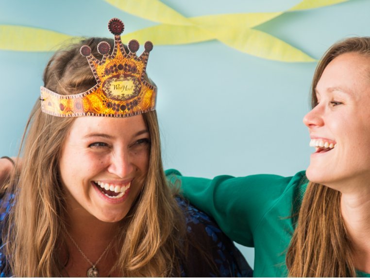 Wearable Crown Greeting Cards