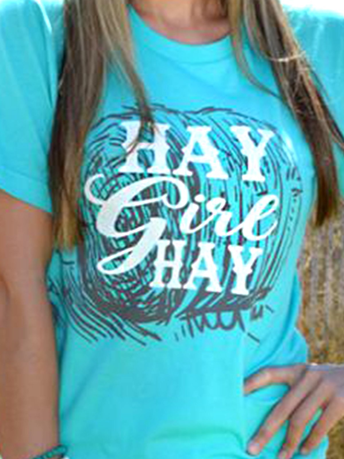 Jade Shift Vintage Short Sleeve Crew Neck Shirts & Tops