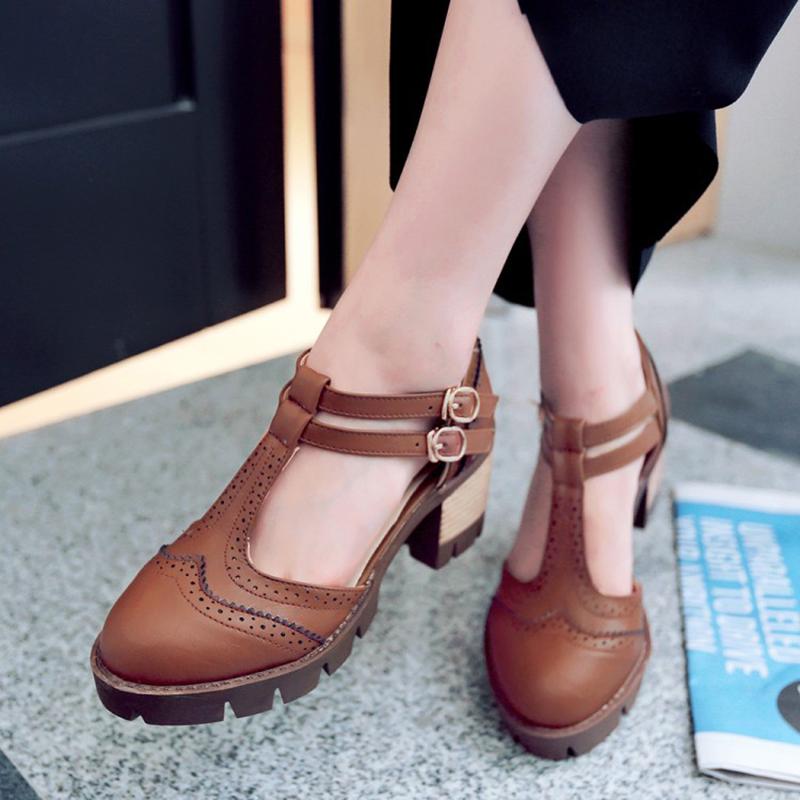 Adjustable Buckle Chunky Heel Casual Women Sandals
