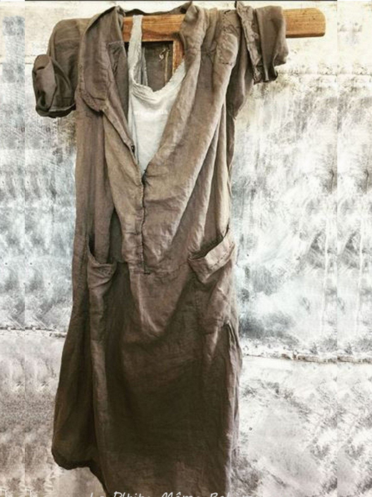 Women Casual Tunic Shirt Dresses