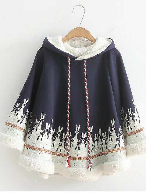 Long Sleeve Casual Cloak Outerwear