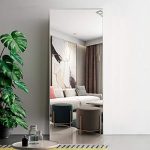 Full Length Dressing  Floor Mirror with Standing Holder for Bedroom
