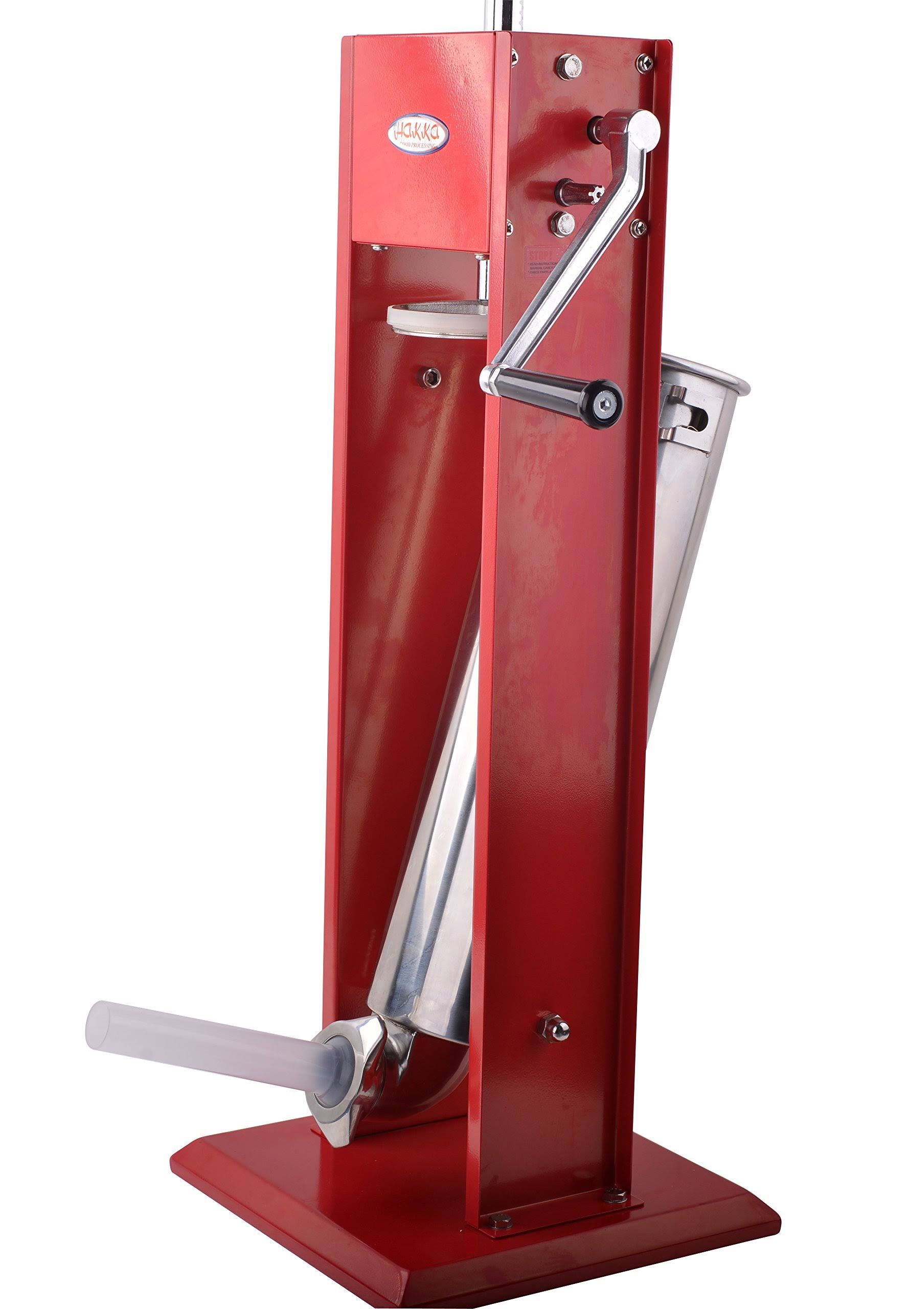 Hakka 15 Pound Sausage Stuffer 2 Speed Stainless Steel Vertical Sausage Maker