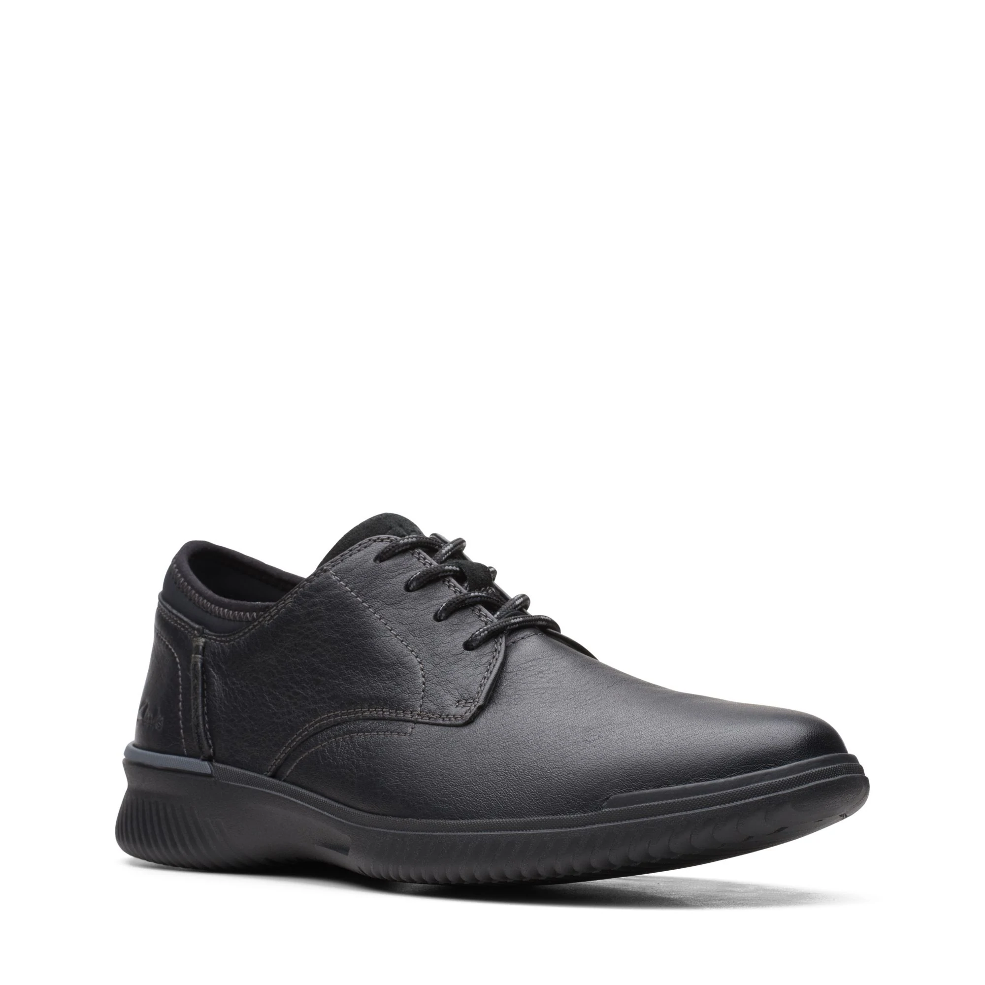 Men  donaway-plain-black-leather