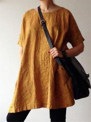 Casual Crew Neck Shirts