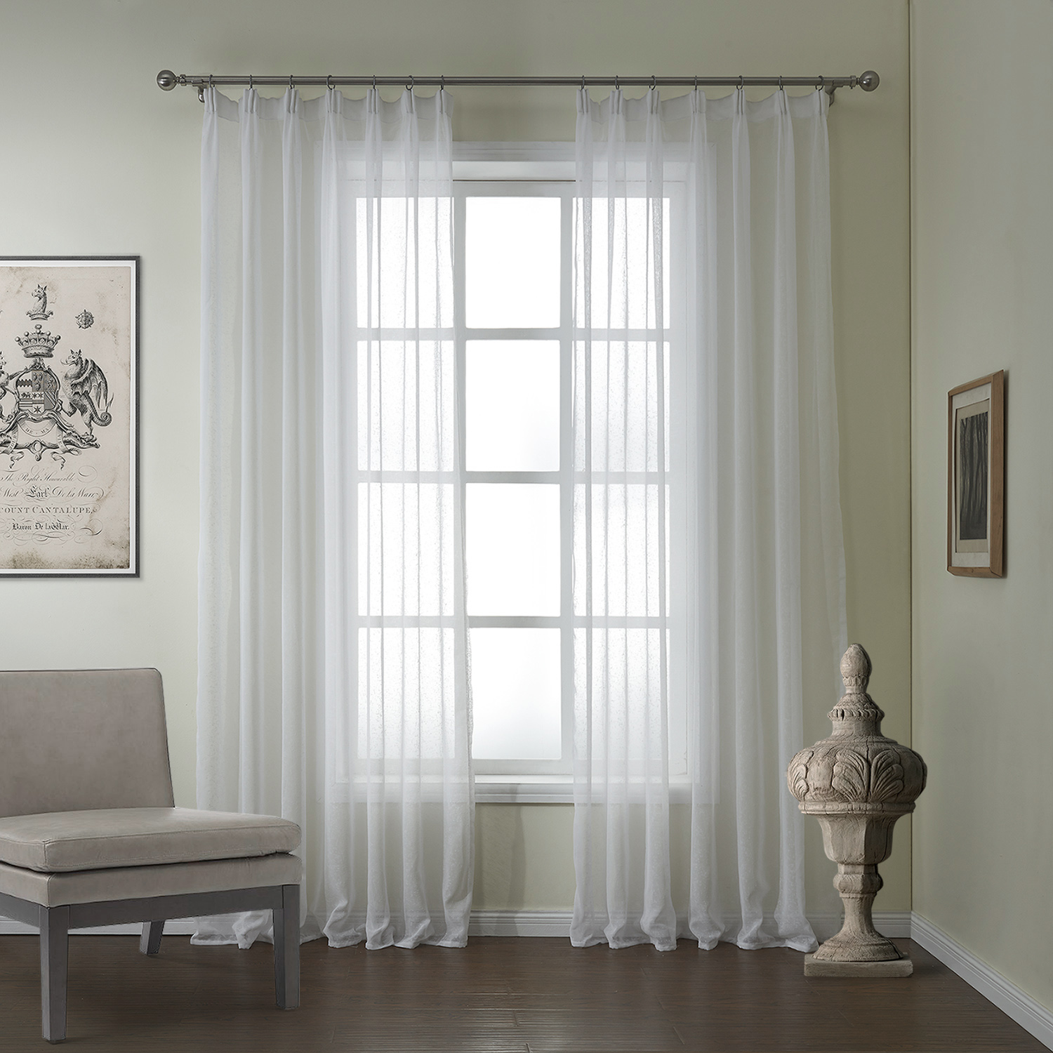 Copy Mia White Tulle Curtain Drapery