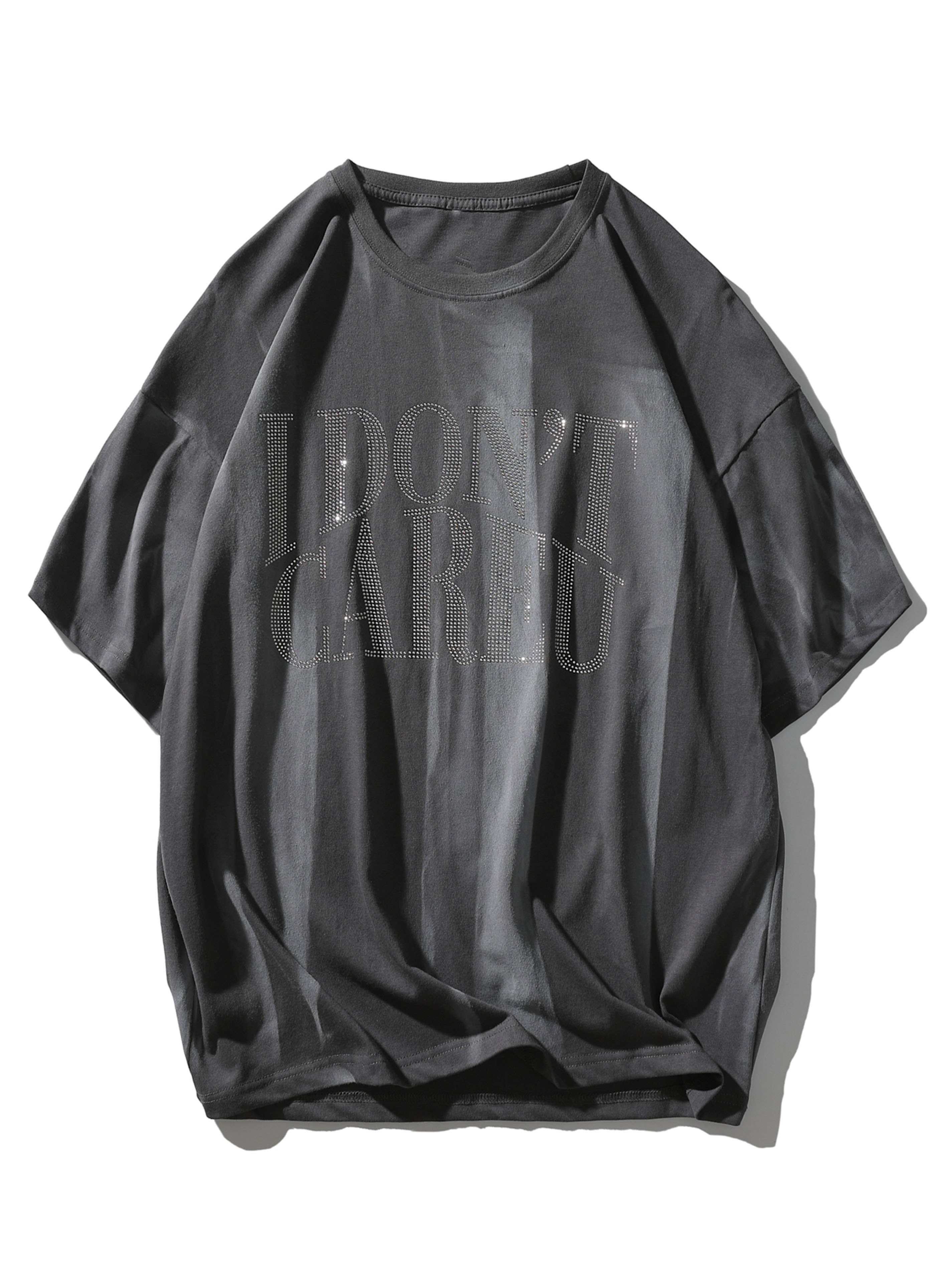 Men's Tie Dye Rhinestone Boxy T-Shirt