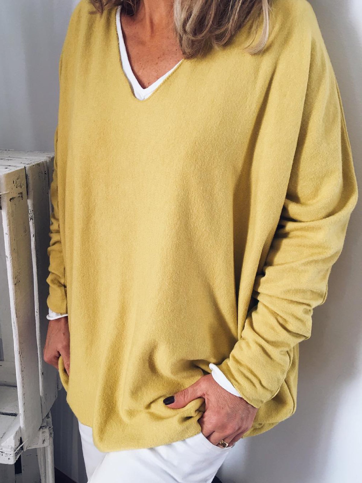 Yellow Long Sleeve Casual Shirts & Tops