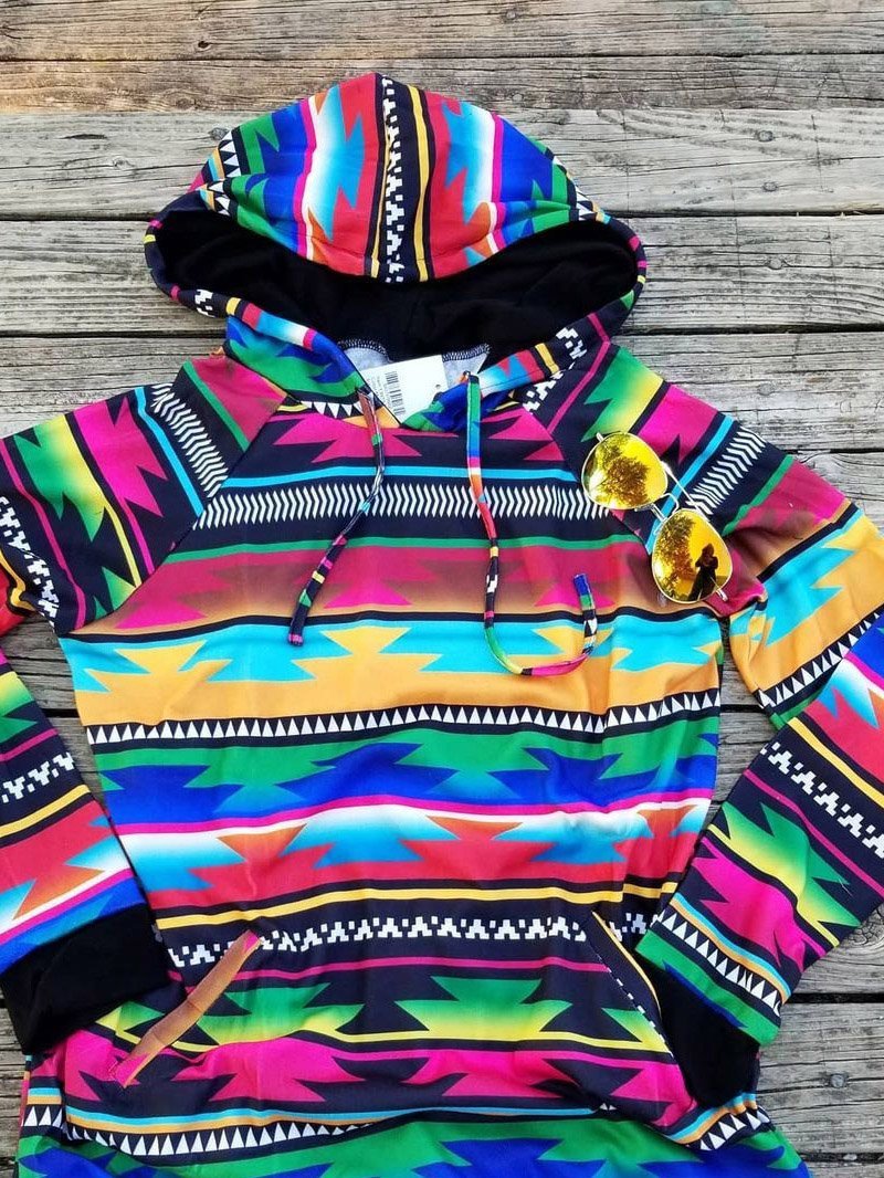 Women's Fashion Print Sweatshirt