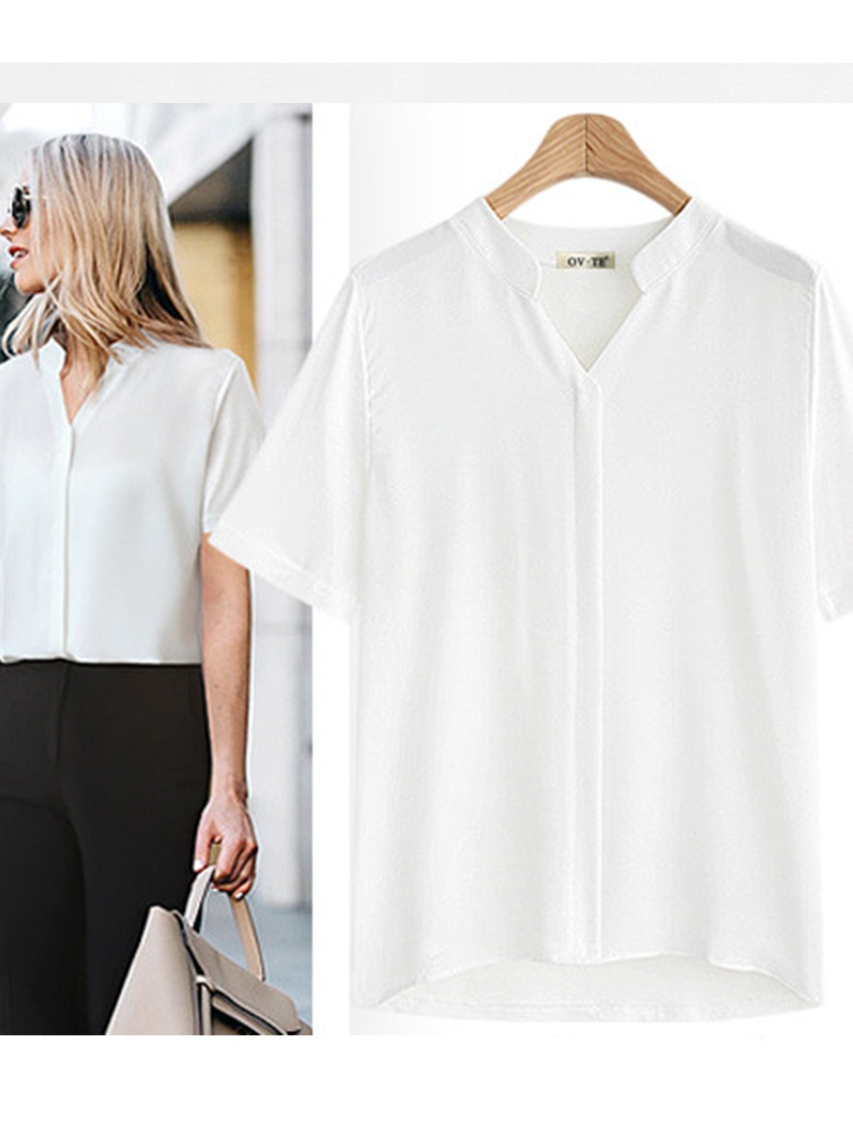 Women Casual Tops Tunic Blouse Shirt