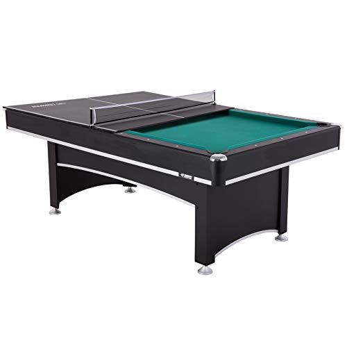Phoenix 84��� Billiard Table w/ Table Tennis Conversion Top for Pool & Tennis Game