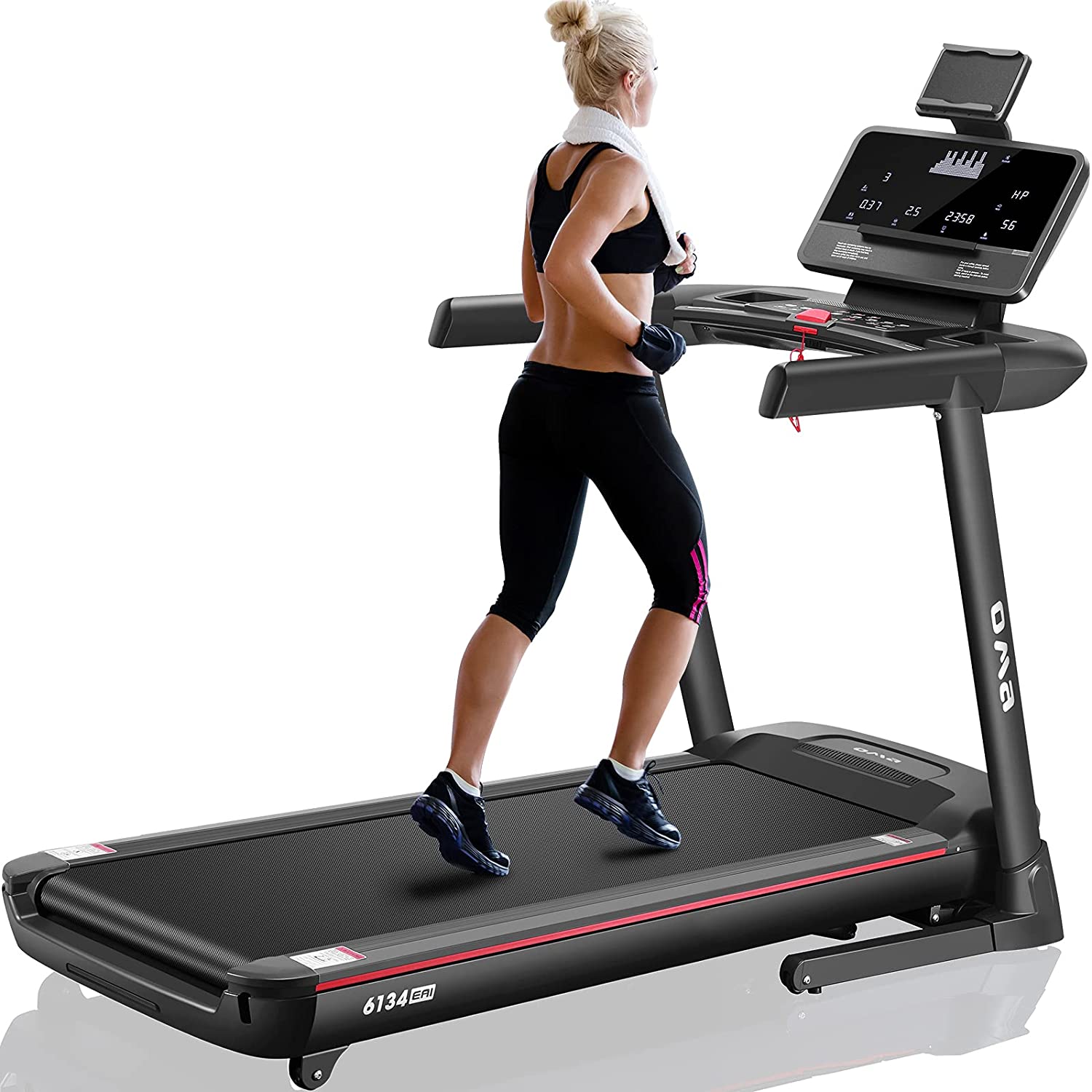 Home Treadmill Belt 3.0 HP 3.5 HP 15% Auto Incline Folding Exercise Treadmill