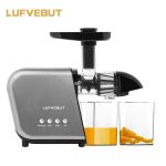 Juicer Blender For Vegetables And Fruits LUFVEBUT 2 Speed Modes Low Decibel Orange Juicer