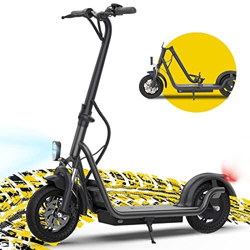 12Inches Off Road Powerful Fast Folding Kick Scooter, 49.7 Miles Long