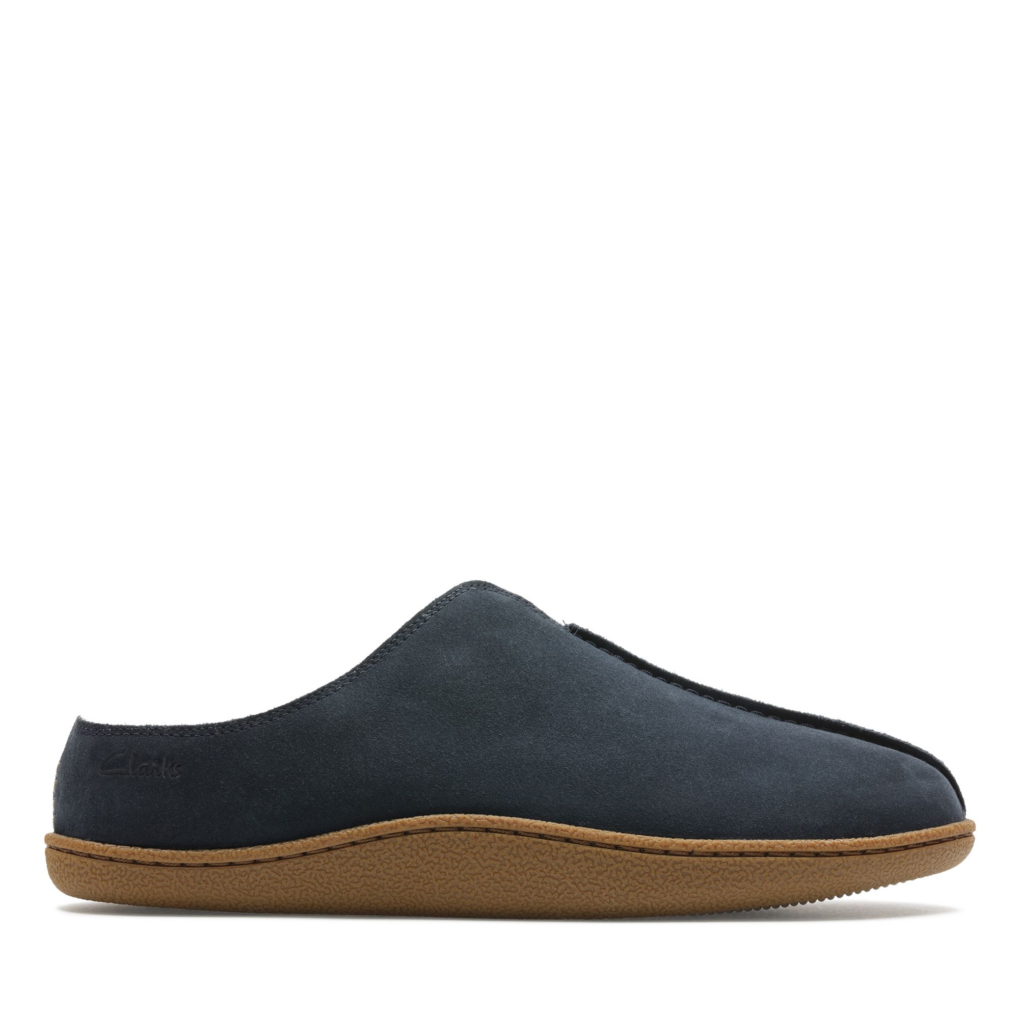 Men  Home Mule Navy Suede