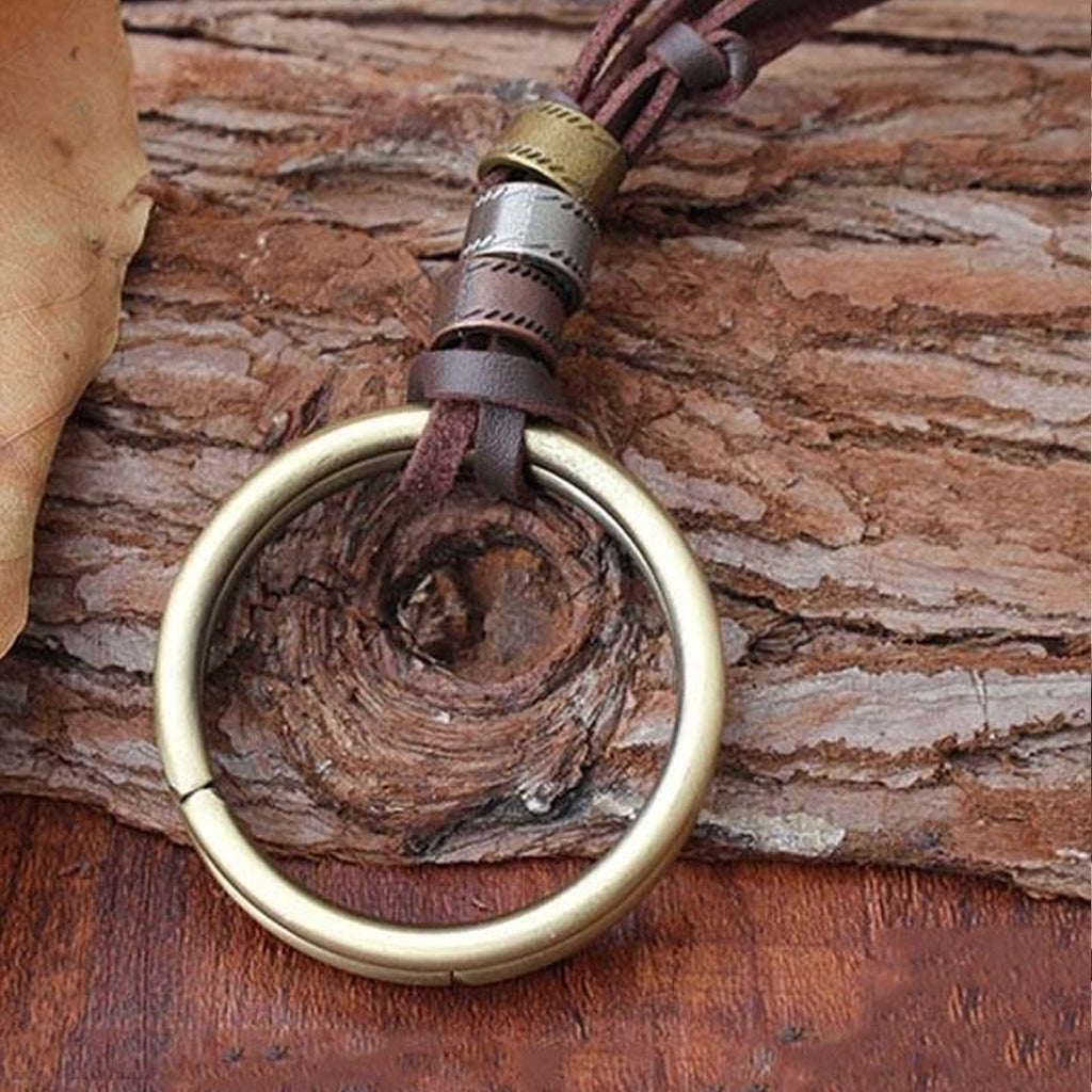 Bohemia Double ring pendants Necklaces