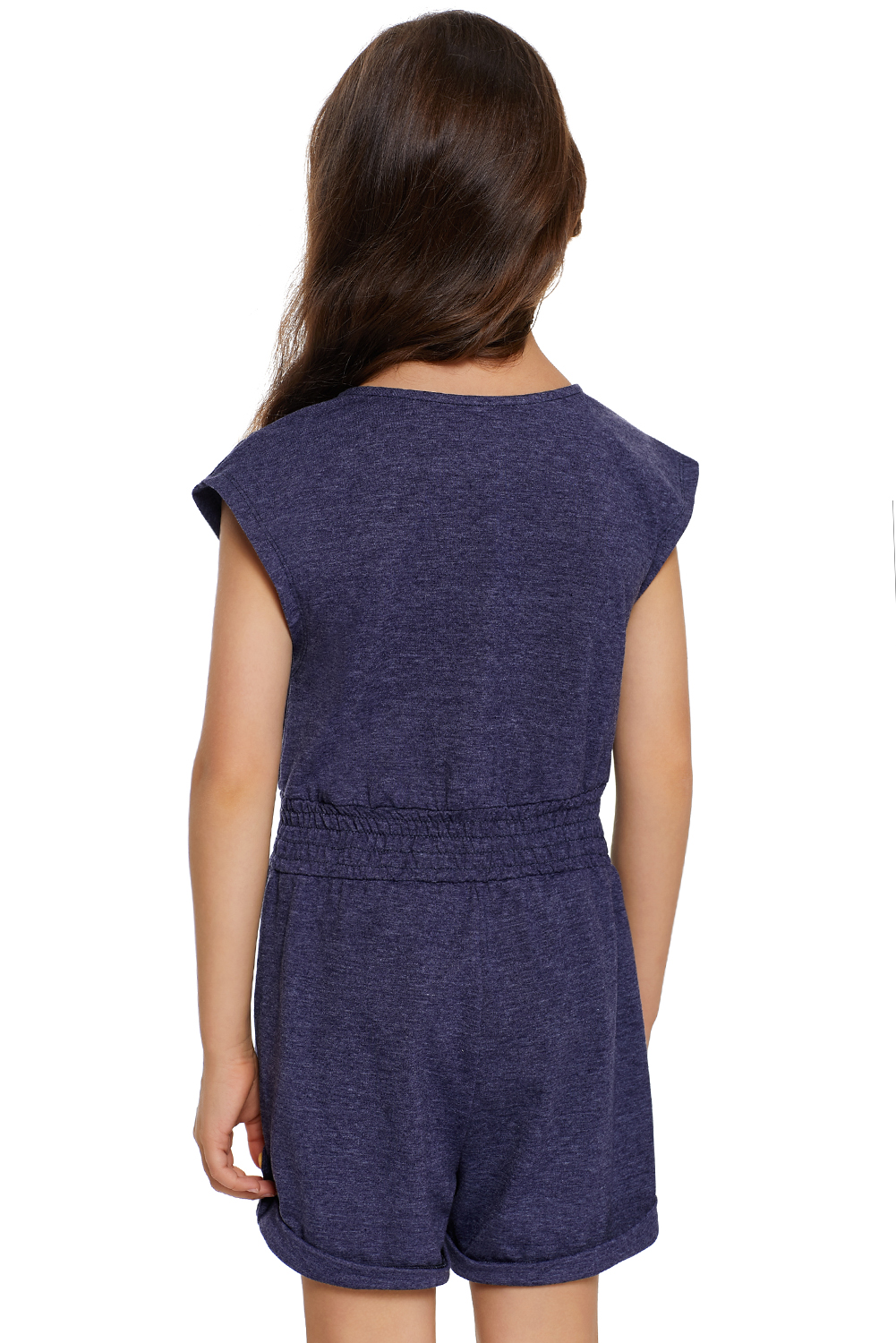 Blue Little Girls Cassie Romper