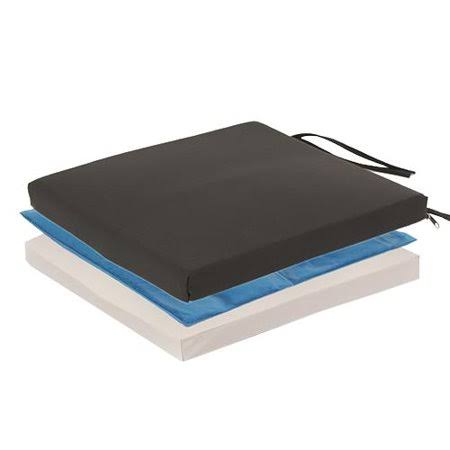 Proactive Medical Protekt Breathable Gel Wheelchair Cushion with Straps - 26 inch x 18 inch x 4 inch