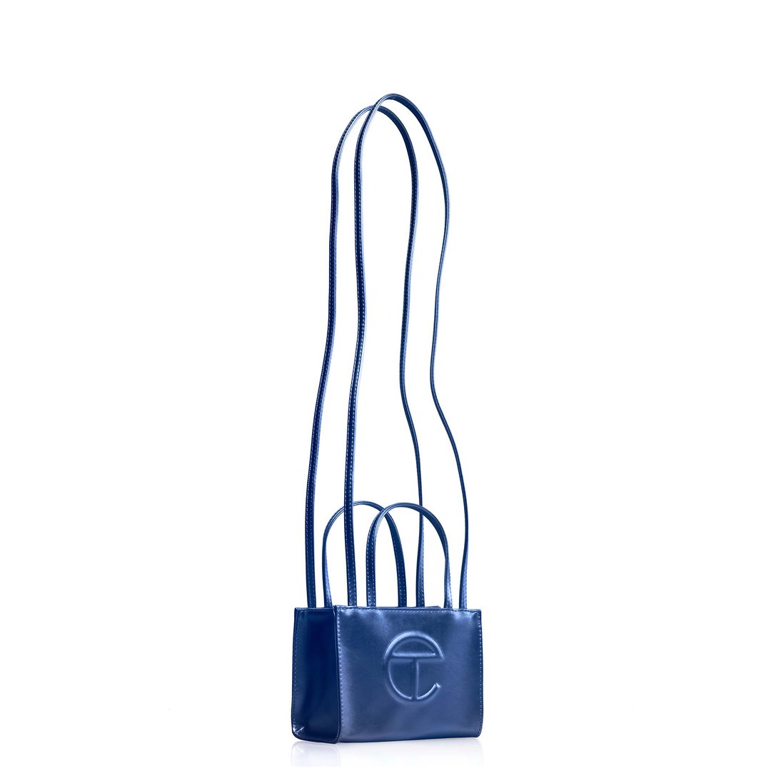 Small Cobalt Shopping Bag
