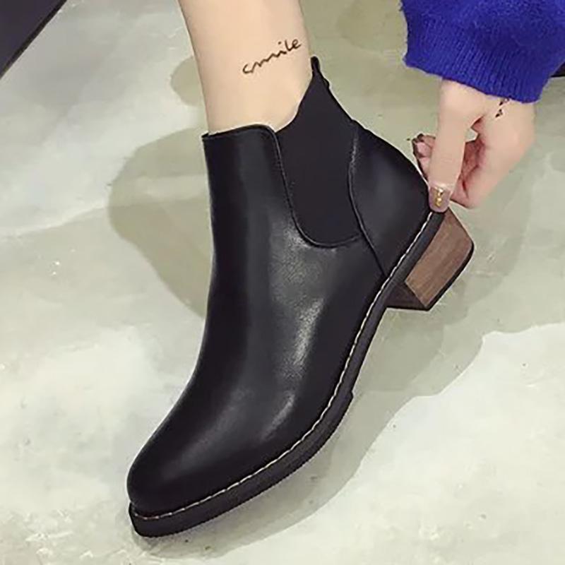 Women Booties Casual Slip On Shoes