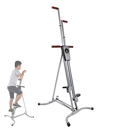 KHXJYC Vertical Climbing Machine, Folding Stepper for Aerobic Exercise, Men & Women Exercise Equipment