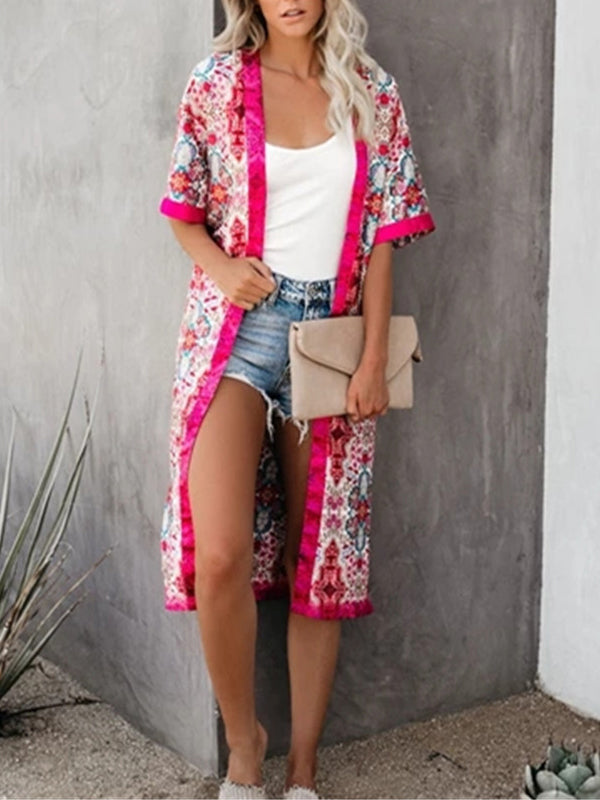 Summer Casual Short-Sleeved Cardigan