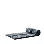 Rollable Massage Mat Filled w/ Eco-Friendly Kapok, Perfect Sleeping Mat 75 x 28 in