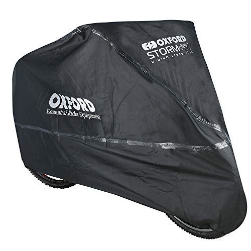 Oxford �C Stormex Cover, Motorcycle Protective Cover for Outdoor/Small to XL & E-bike