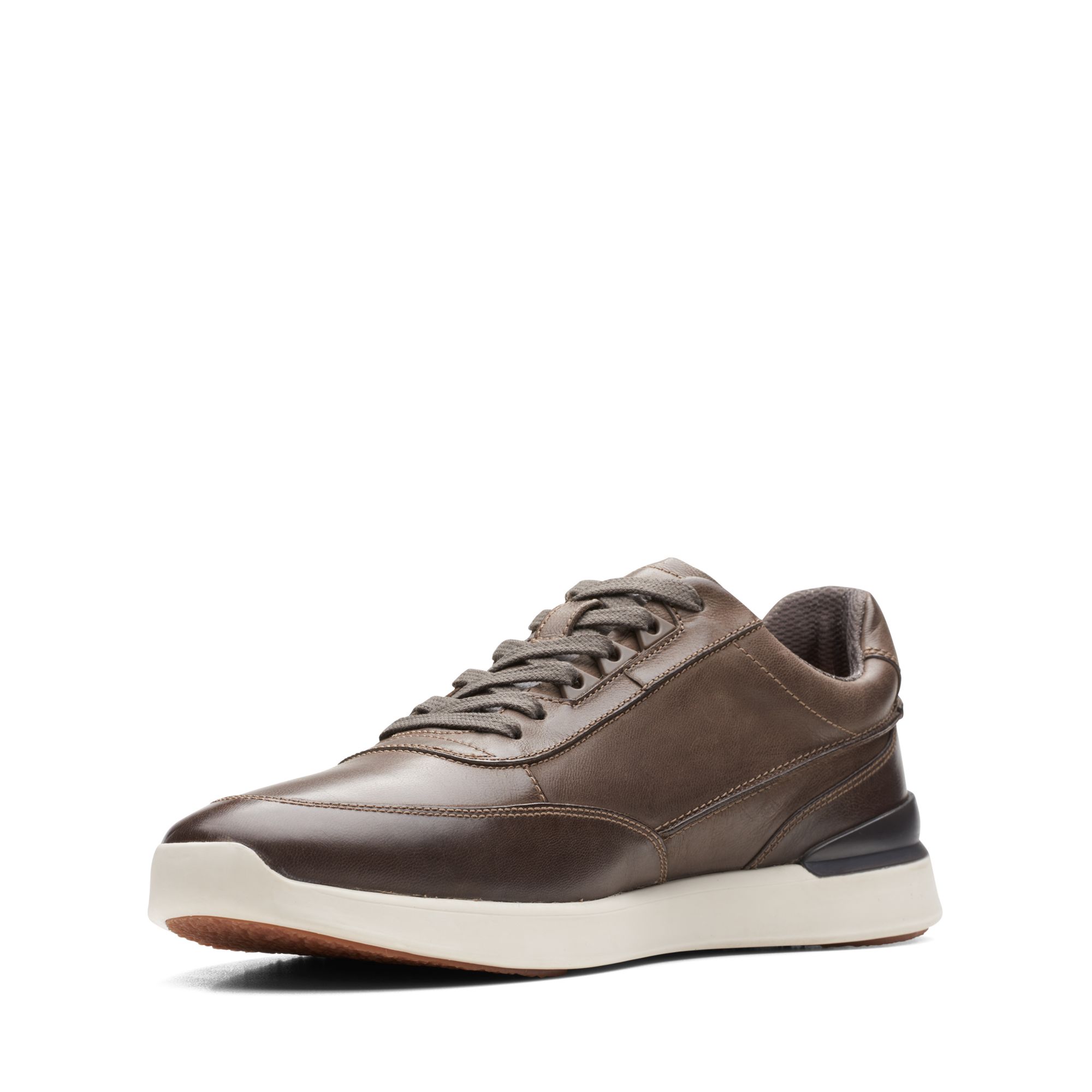 Men Sidton Lace Black Leather