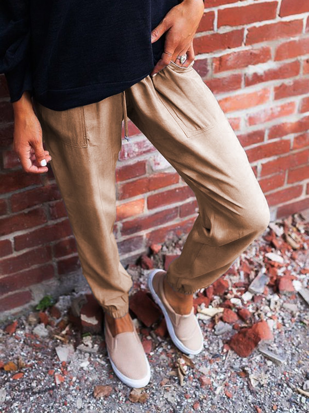 Women Cotton-Blend Pants