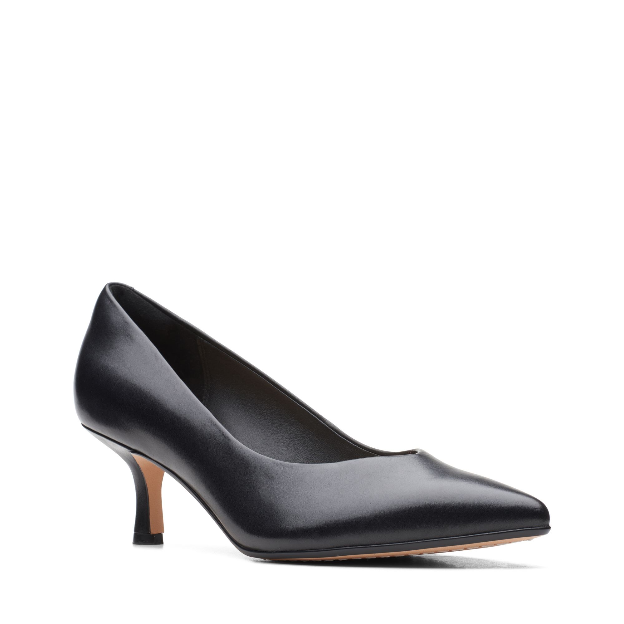Women  Violet 55 Court Black Leather