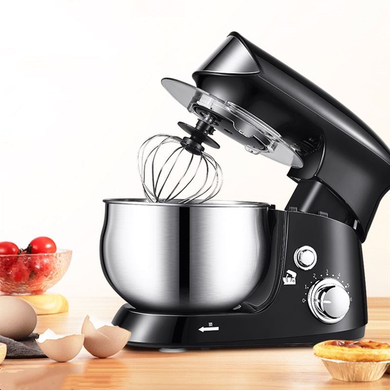 Kneader Electric Dough Mixer Multifunction Desktop 6 Speed Electric Mixer
