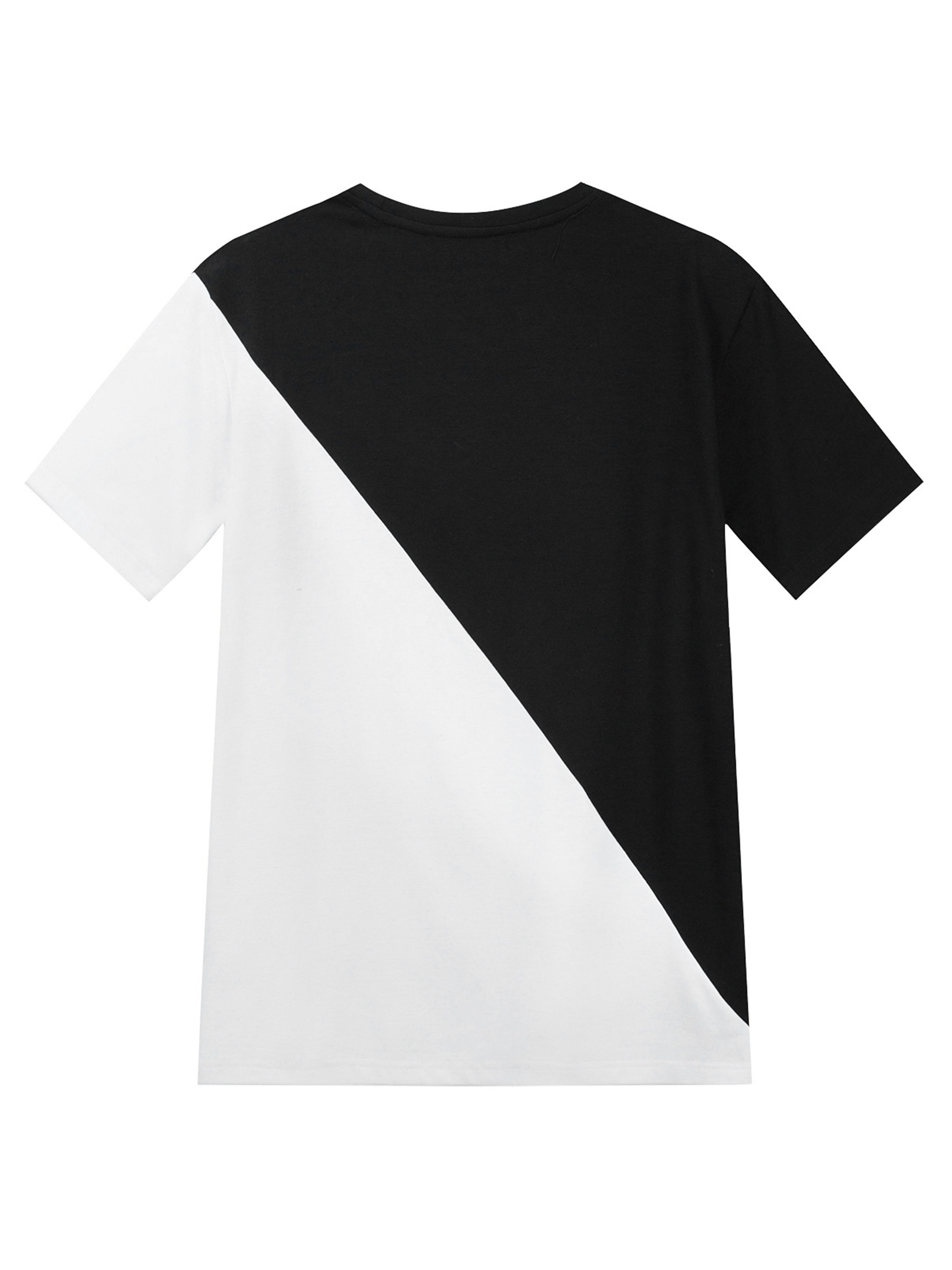 Men's Two Tone Contrast Pocket Short Sleeve Tee