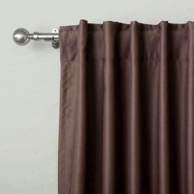 CUSTOM EDOARDO Chocolate Indoor Blackout Curtain