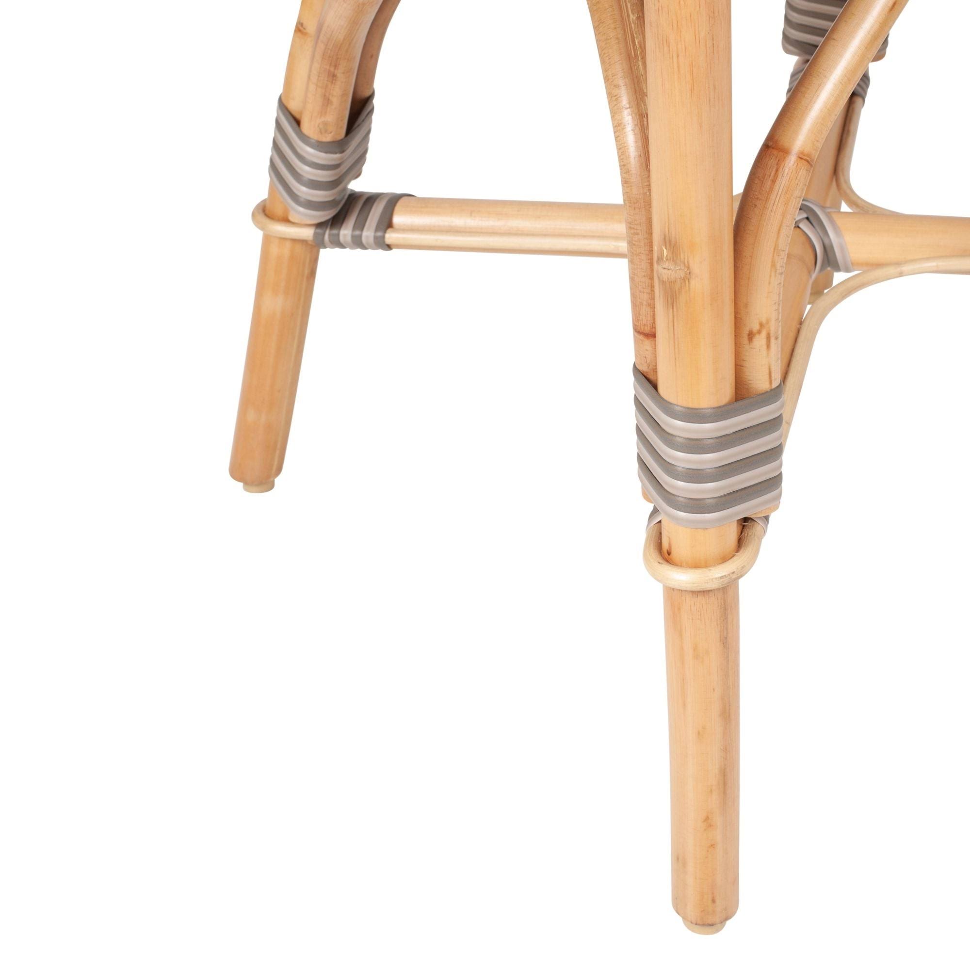 Raina Bistro Chair Gray/Natural - East at Main