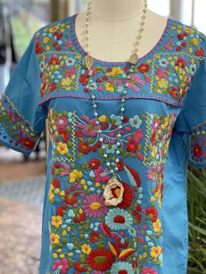 Shift Vintage Cotton-Blend Floral Dresses