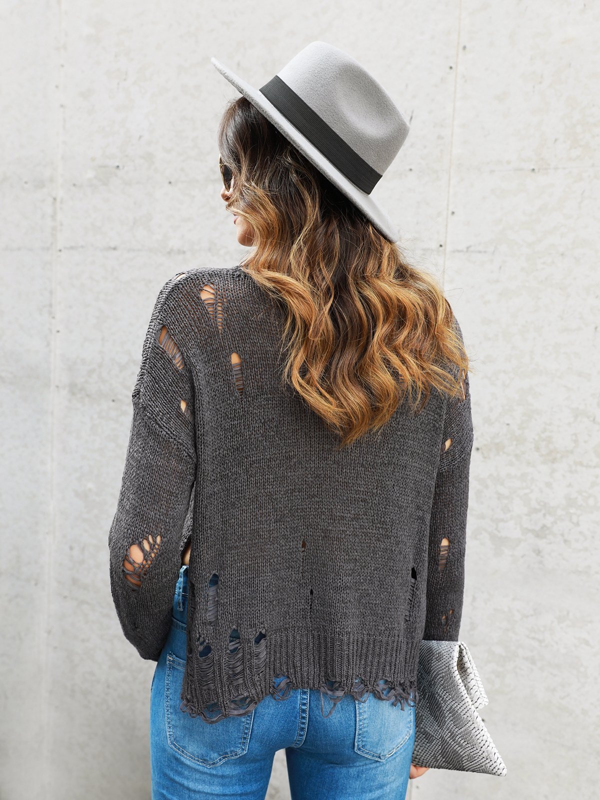 Shift Long Sleeve Crew Neck Sweater