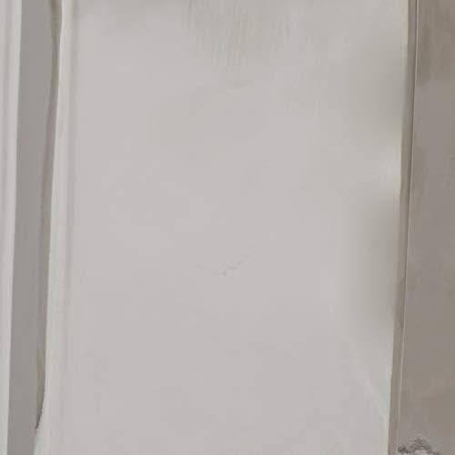 Litton Lane Silver Marble Industrial Accent Table