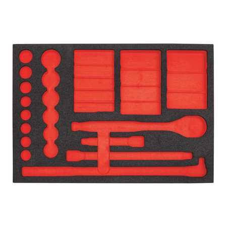 Proto J54126Htcf Black/red,tool Storage Foam Inserts,poly