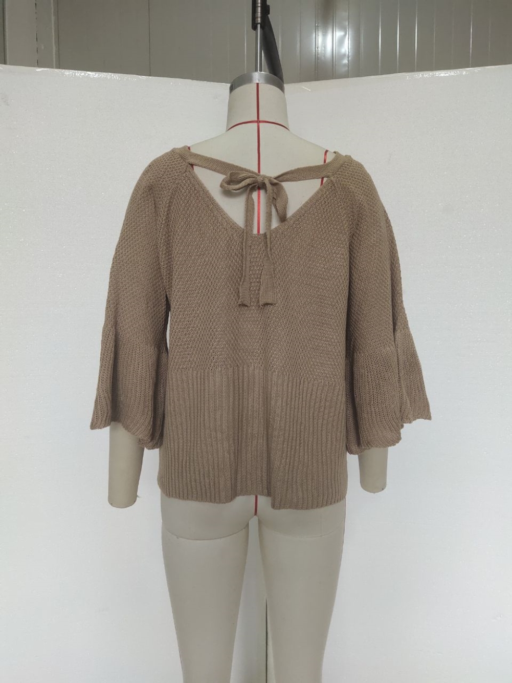 Autumn Bat Sleeving Pullover Sweater