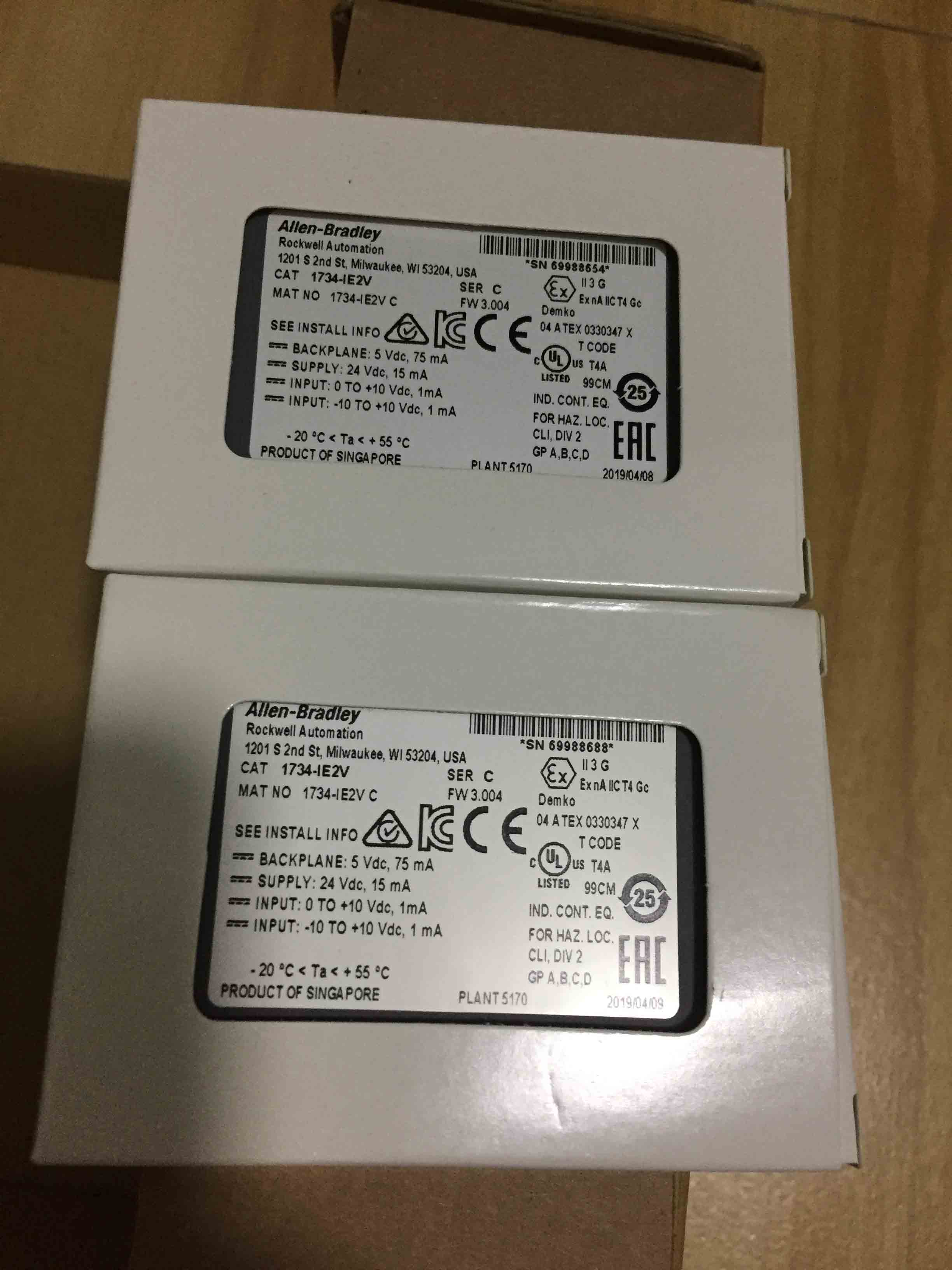 1734-IE2V Allen Bradley Original Brandy New Factory Sealed