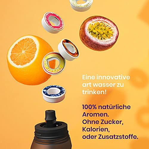 air up® Starter Set with 1x 650 ml Drinking Bottle Made of BPA-Free Tritan, Fruit-Flavoured Pods For Flavoured Water, 0 Sugar, 0 Calories