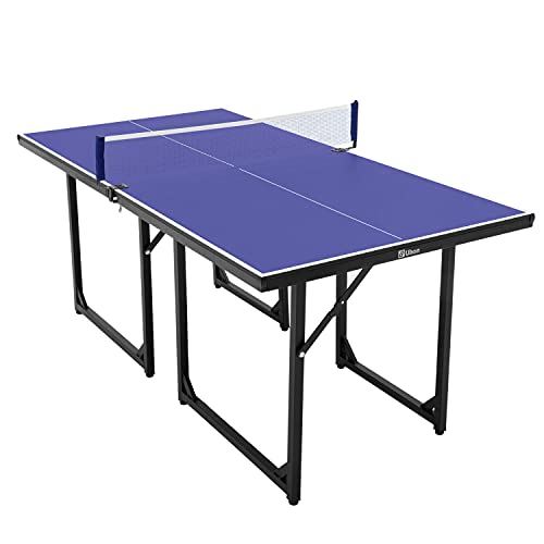 Portable Foldable Tennis Table for Indoor Outdoor Games / 60��� x 30���