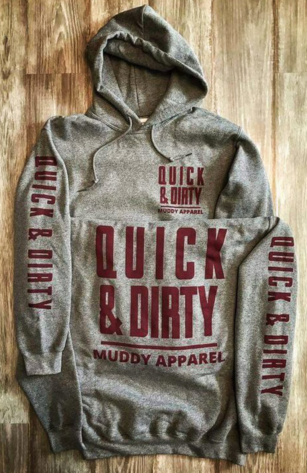 Gray Vintage Printed Sweatshirt